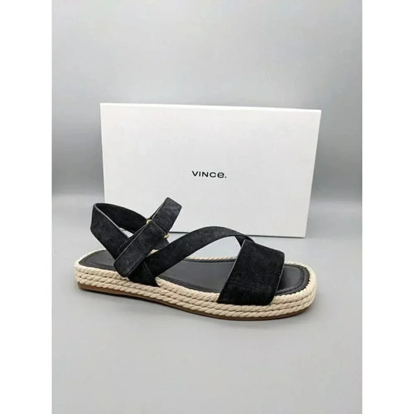 NIB Vince Eliana Women's Espadrille Strappy Sandals Size 8.5 M (MSRP $225) - Picture 2 of 7